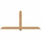Ekena Millwork Eugene Smooth Timber Gable Bracket, Western Red Cedar, 96"W x 44"H x 3 1/2"D x 5 1/2"F, 11/12 Pitch GBW096X44X0406EUG00SWR - alternate 1